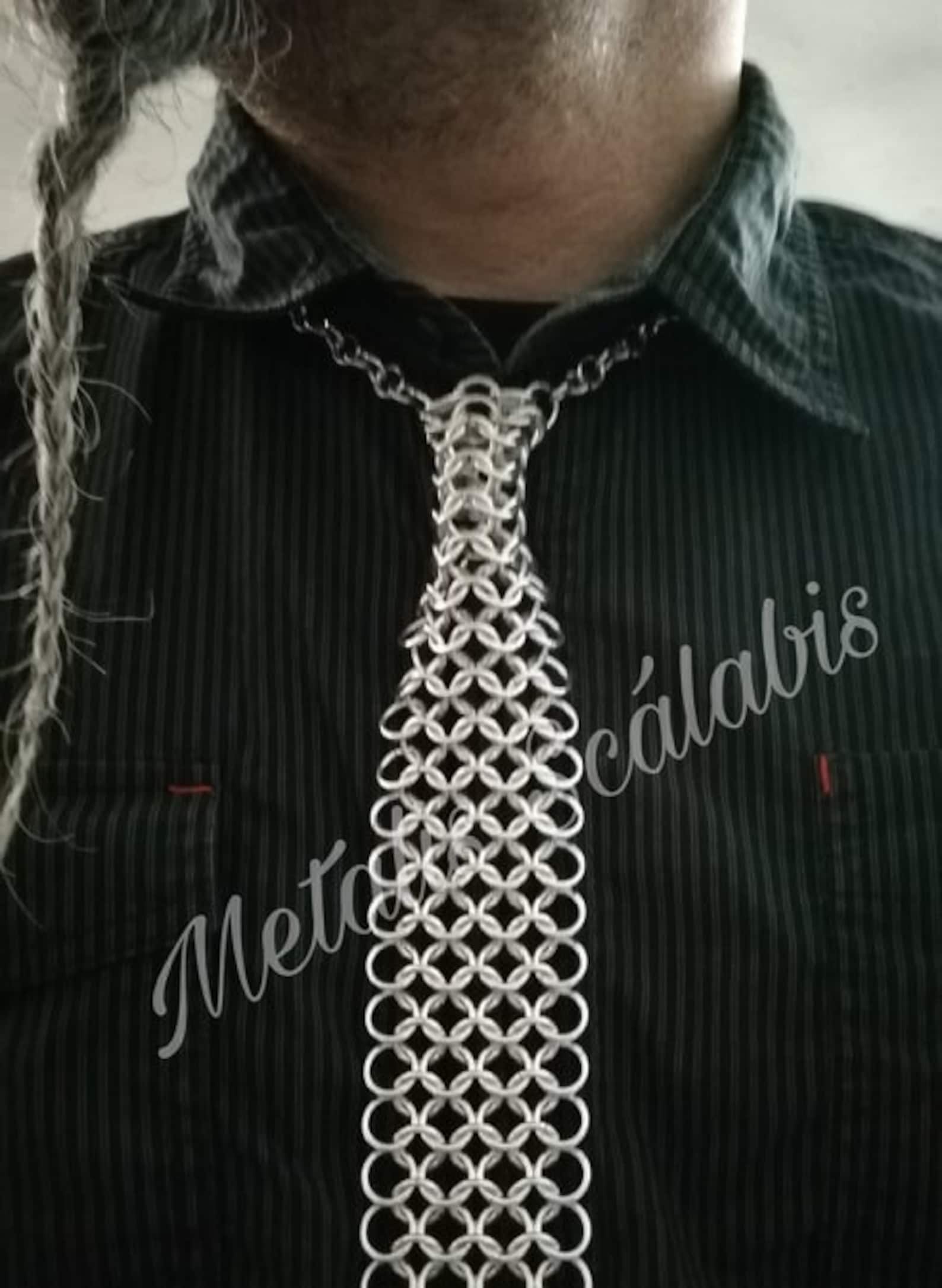 Chainmail Necktie Etsy