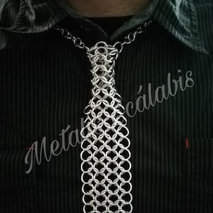 Chainmail Necktie - Etsy