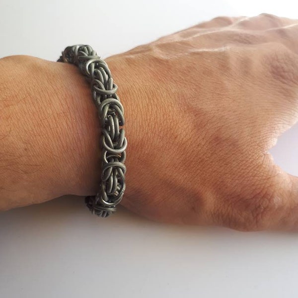 Bracciale bizantino fatto a mano