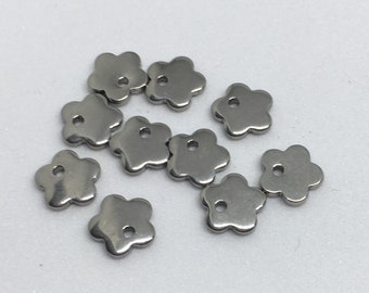 10 tags, breloques, charms 7mm