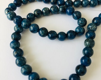 30 tinted LABRADORITE beads 6 mm