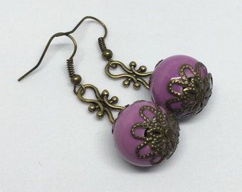 Earrings-unique creation-jewelry woman porcelain