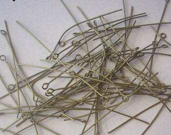 200 nails/bronze eye stems 5cm