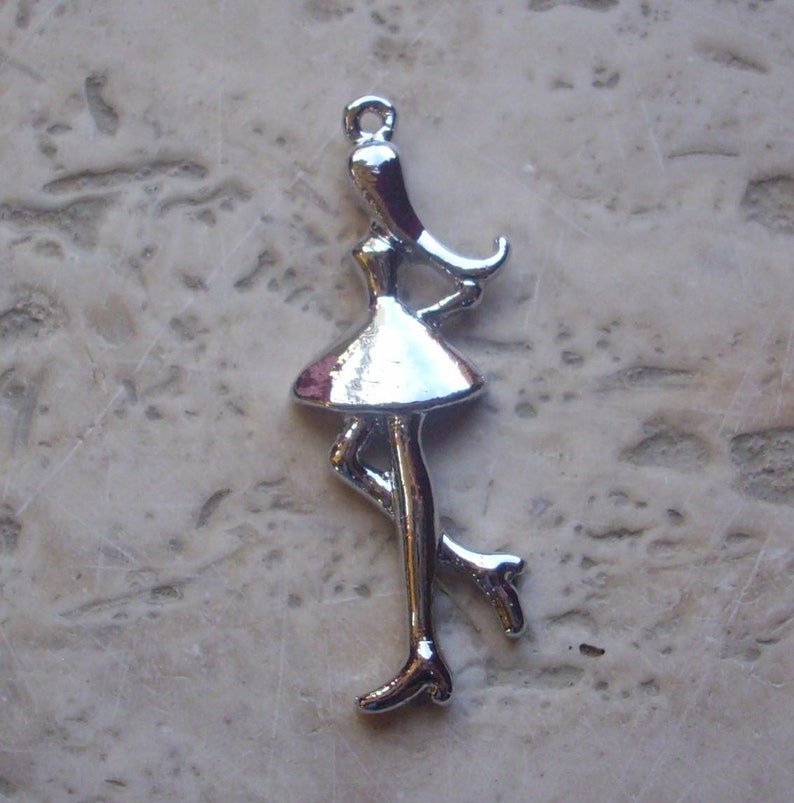 Pendentif/breloque femme 42X16mm image 1