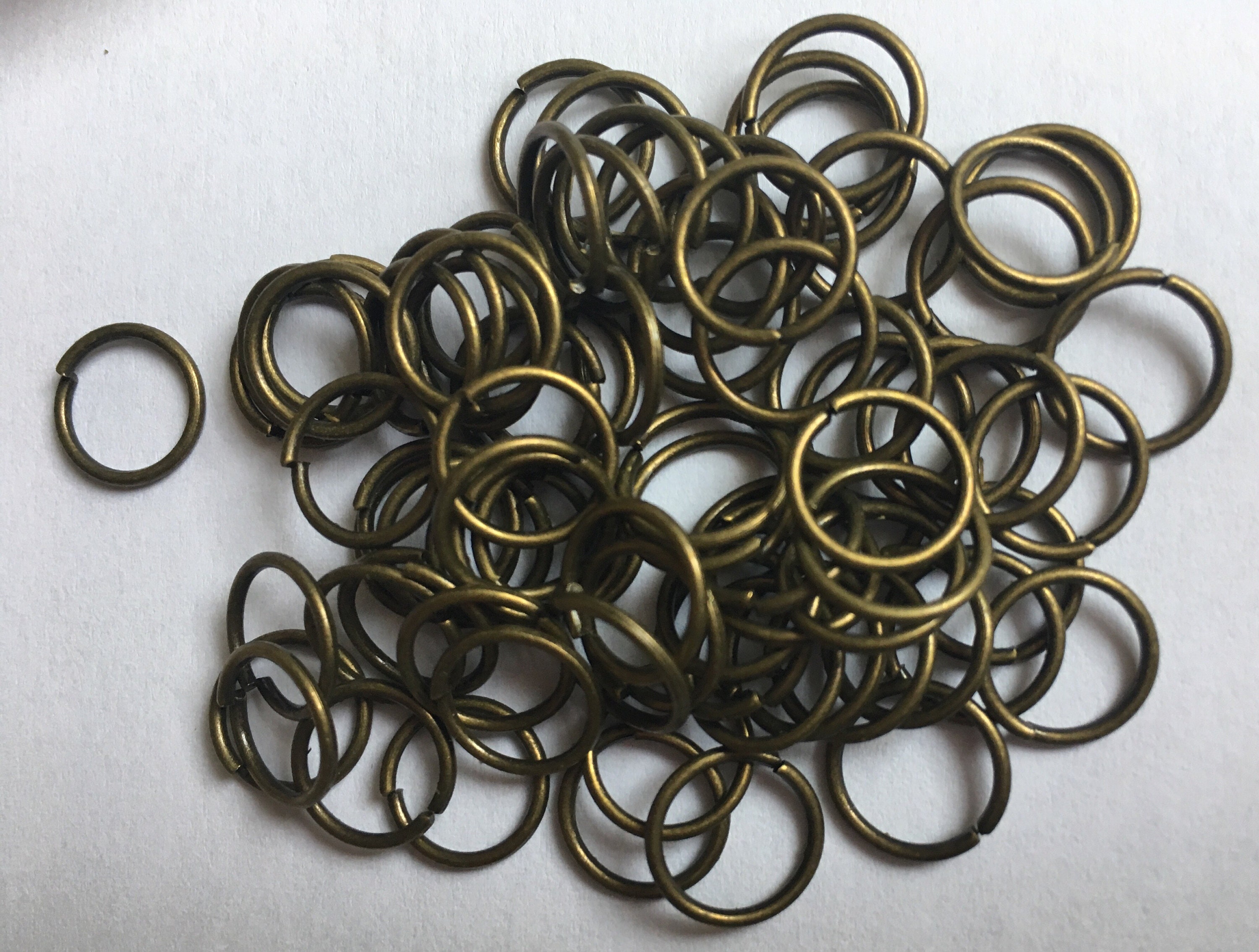 500 Bronze Rings 10 Mm Rings Etsy
