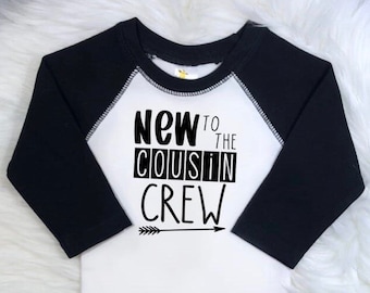 New to the Cousin Crew Onesie®, Little Cousin Onesie®, Little Cousin Shirt - Little Cousin Baby Onesie, Baby Cousin
