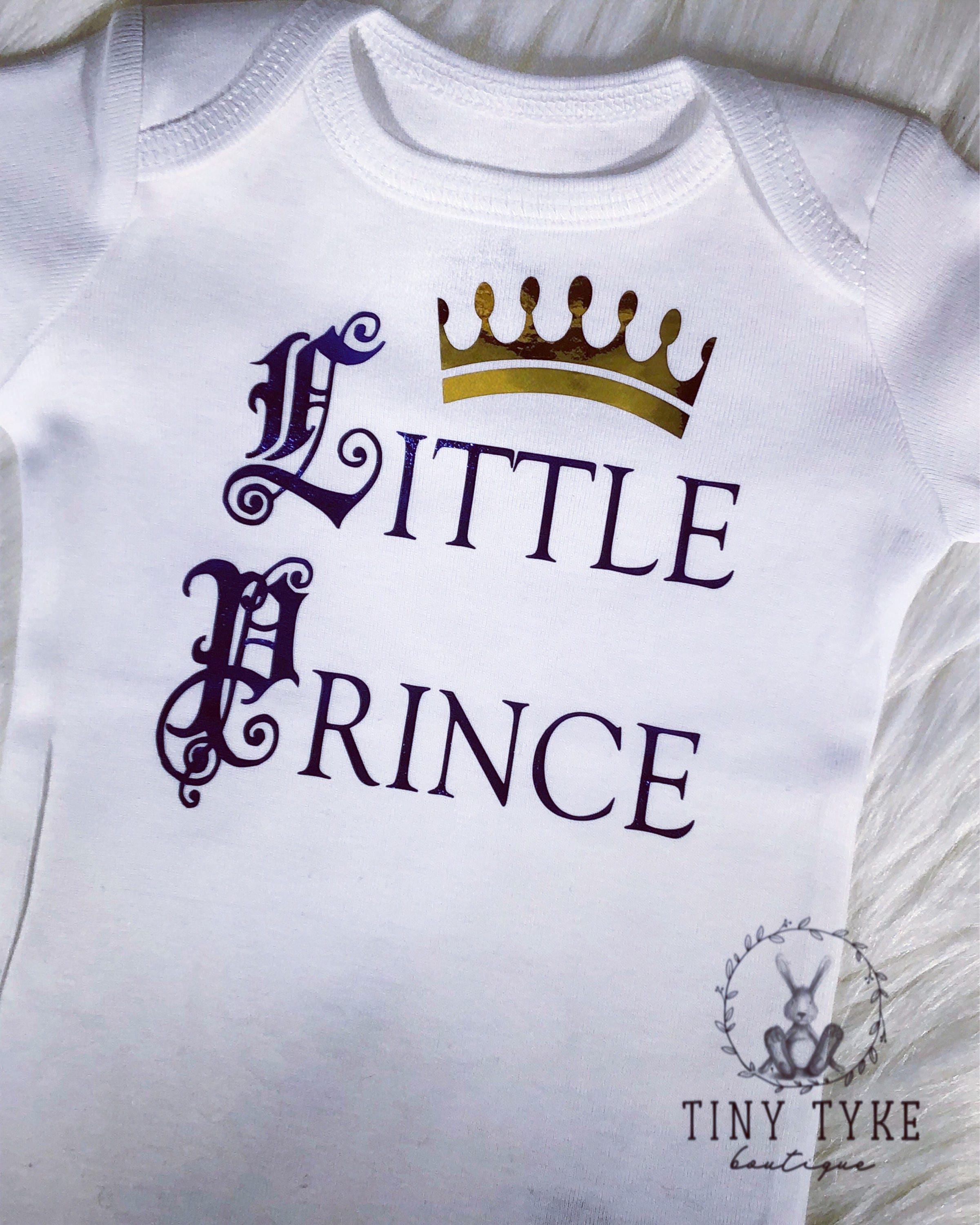 Little Prince Bodysuit Custom Baby Boy Baby Gift Baby Etsy