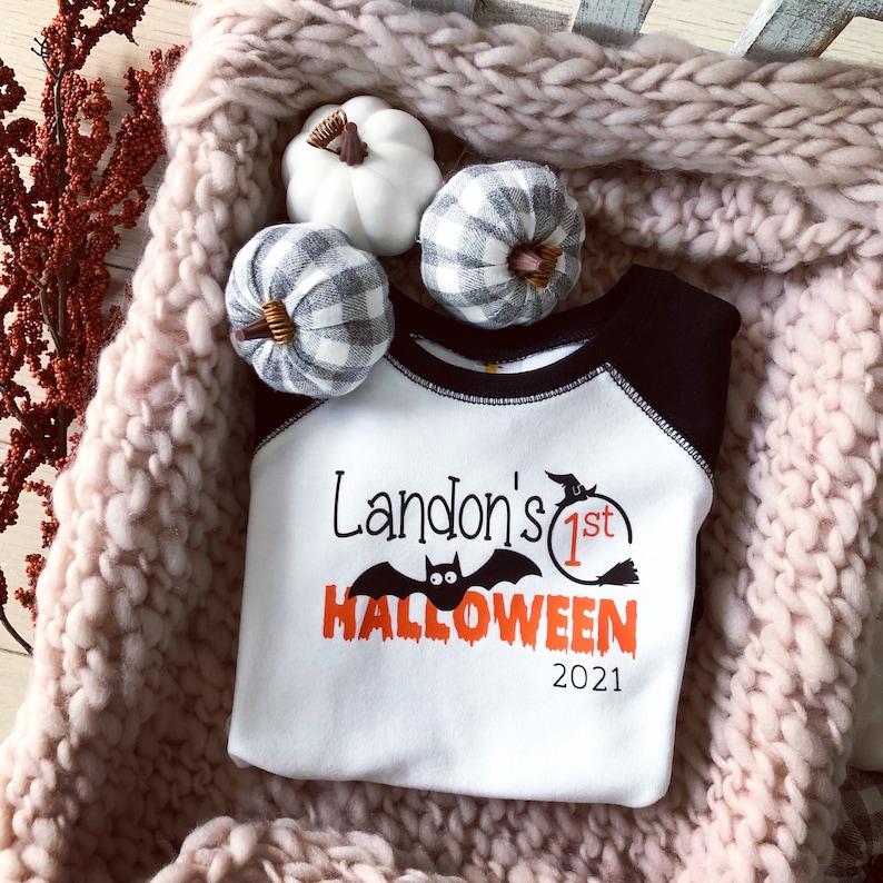 First Halloween Bodysuit Baby Boy Onesie® Halloween Onesie® Etsy
