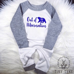 Out Of Hibernation Bear Cubs Bodysuit, Custom onesie, Baby Gift, Baby Shower, Funny Bodysuit, baby boy onesie, new baby onesie