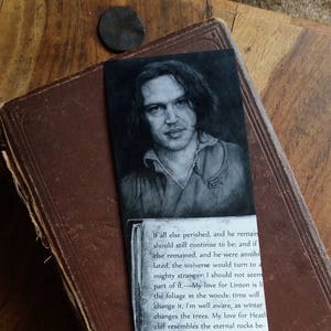 Heathcliff (Tom Hardy) bookmark
