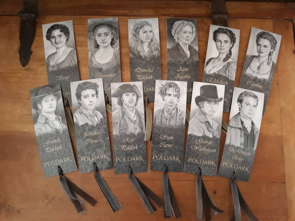 Poldark Bookmark Collection price is per Bookmark - Etsy