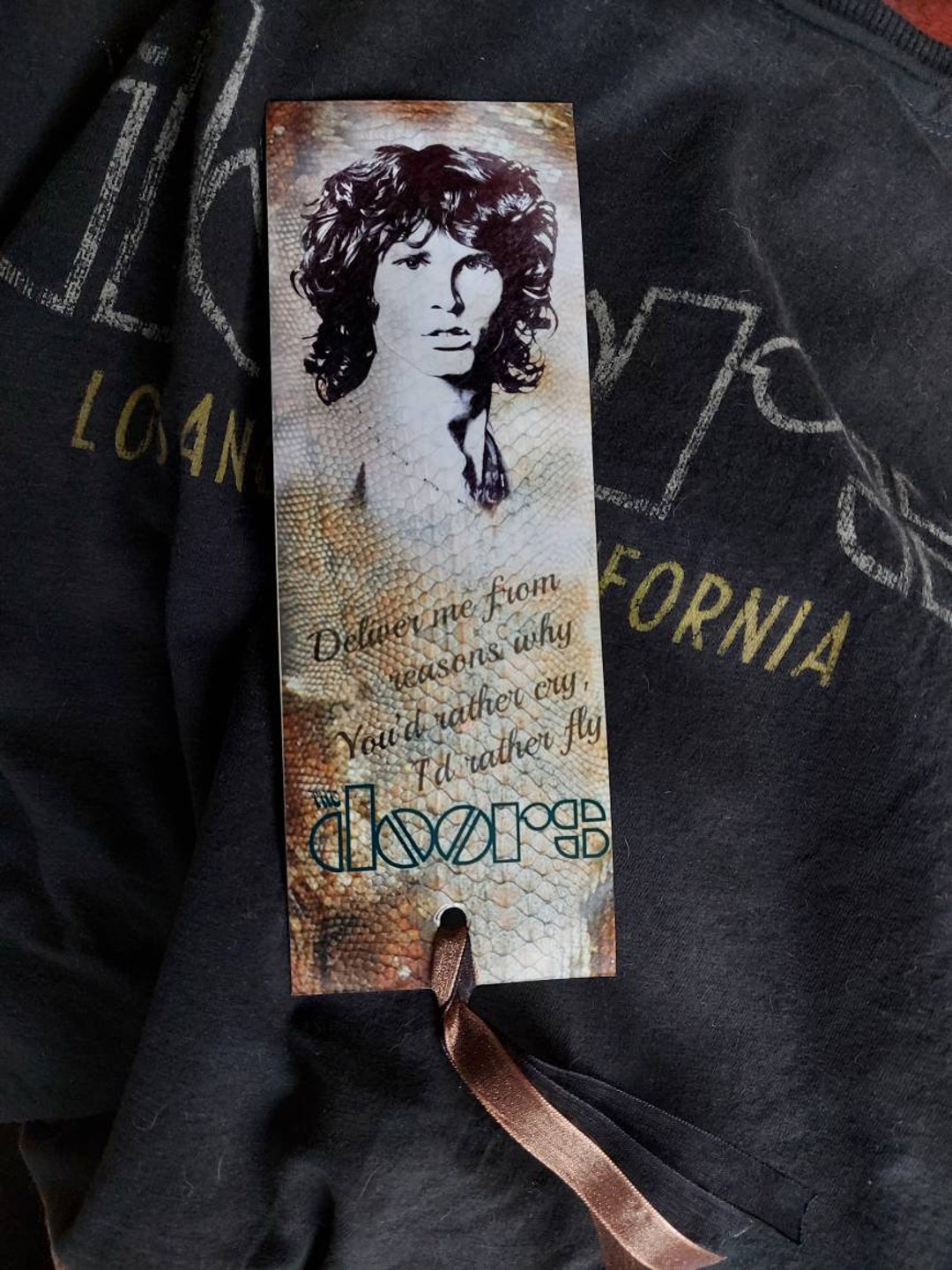Jim Morrison / the Doors Bookmark Etsy