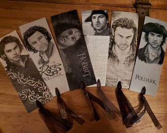 Choice of Aidan Turner bookmarks
