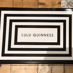 Lulu Guinness enormous extra large hard Box - Excellent New condition