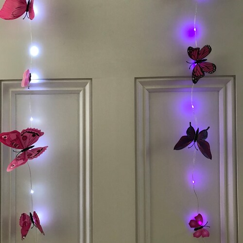 Purple Butterfly Fairy Led Magnetic 