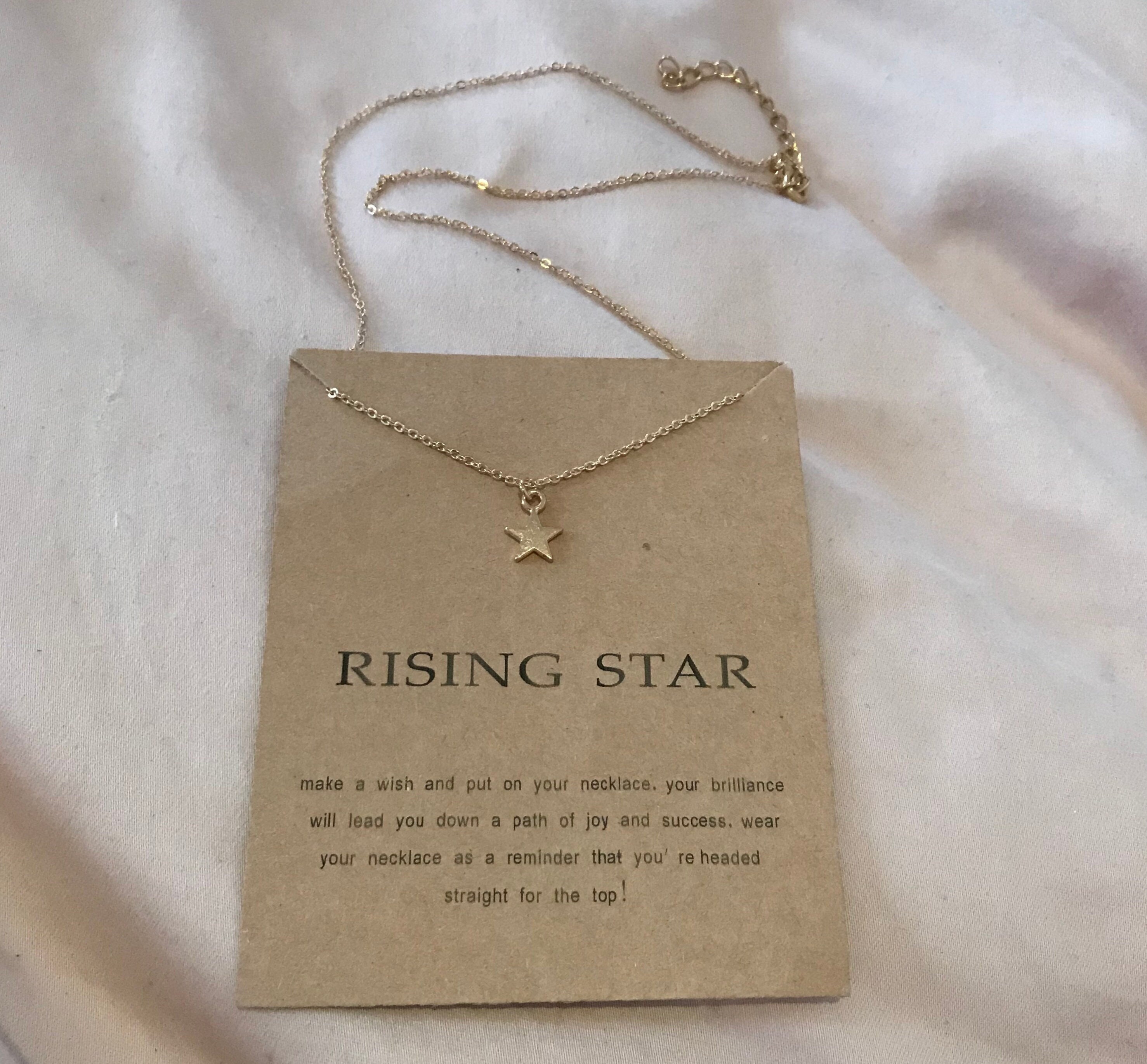 Rising star necklace shop
