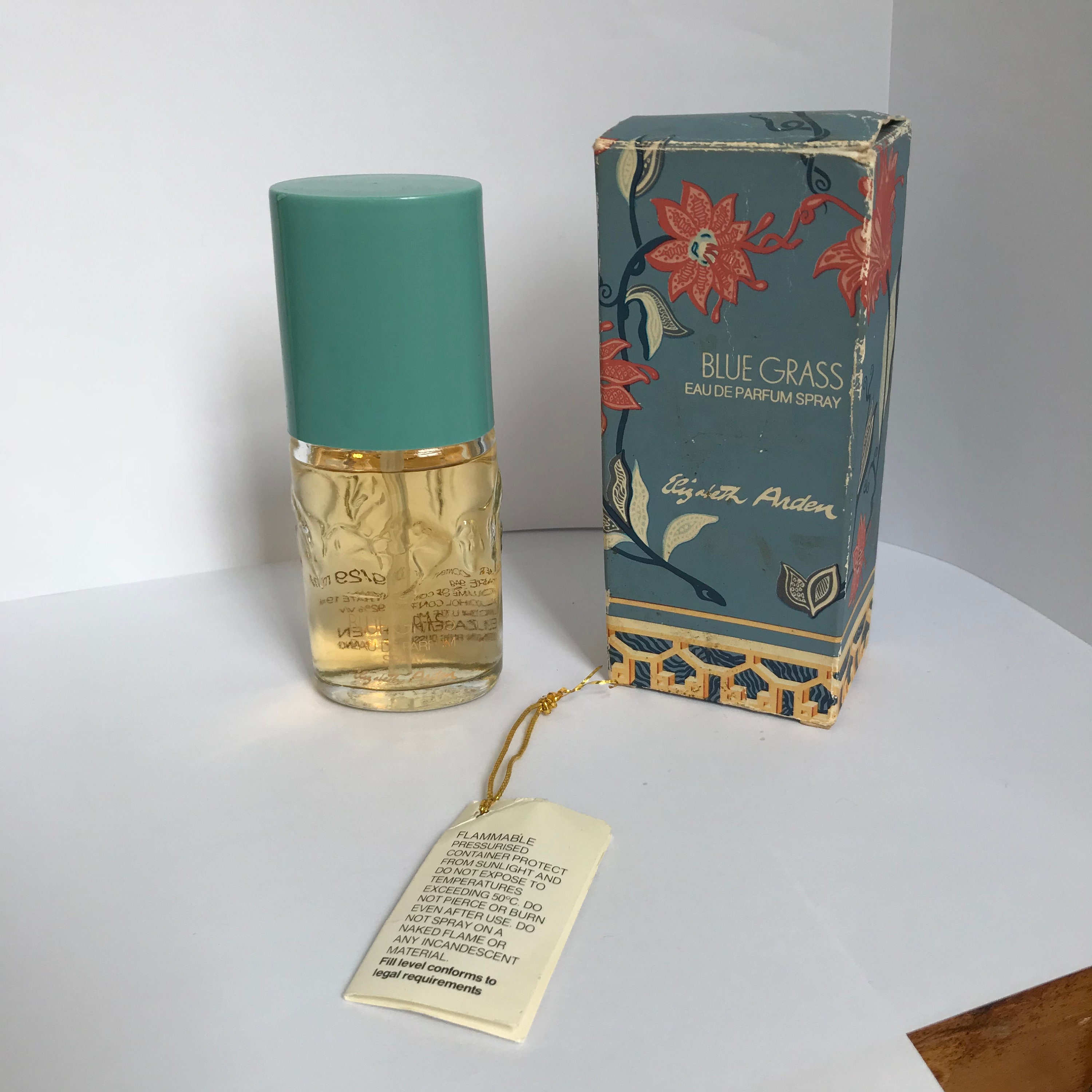Vintage Elizabeth Arden Blue Grass Eau De Parfum FIRST EDITION - Etsy UK