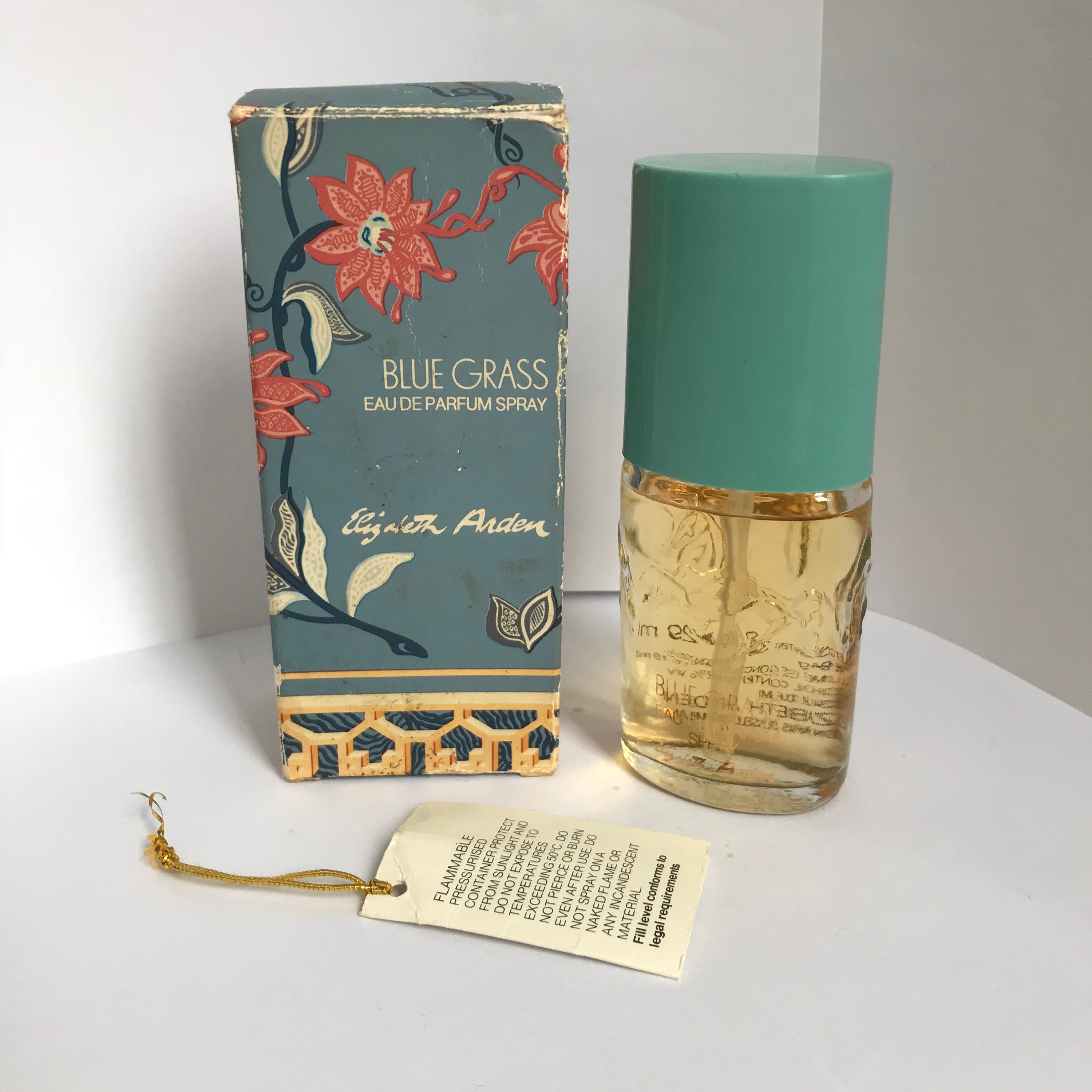Vintage Elizabeth Arden Blue Grass Eau De Parfum FIRST EDITION Etsy UK