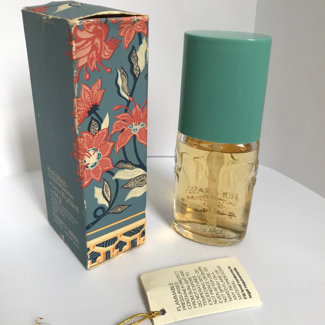 Vintage Elizabeth Arden Blue Grass Eau De Parfum FIRST - Etsy UK