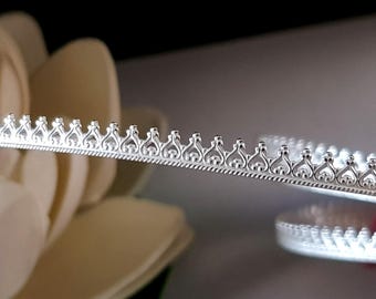 Sterling Silver Gallery Wire – Decorative Bezel Wire for Jewellery Making | SS-Gallery4