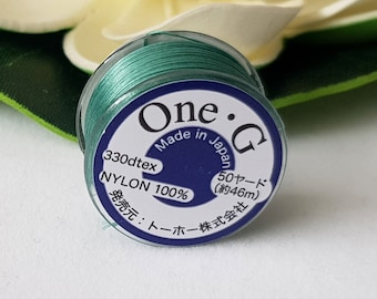 Mint Green One-G (50Yards) Quality Beading Thread by Toho | Australian Seller | PT-50-21