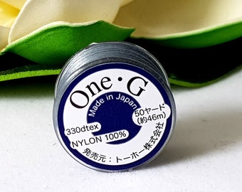 Grey One-G (50Yards) Quality Beading Thread by Toho | Australian Seller | PT-50-3