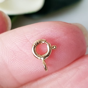 9ct Yellow Gold 6mm Bolt Ring Clasp | Real Gold Jewellery Findings | Australian Seller | 6mm Clasps - Necklace & Bracelet Chain Repairs.