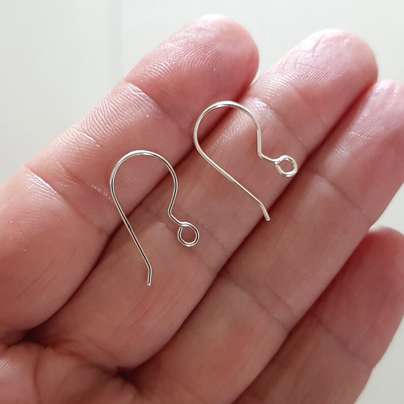 Earring Hooks Sterling Silver 925 Ear Hooks/wires Earring Etsy Australia
