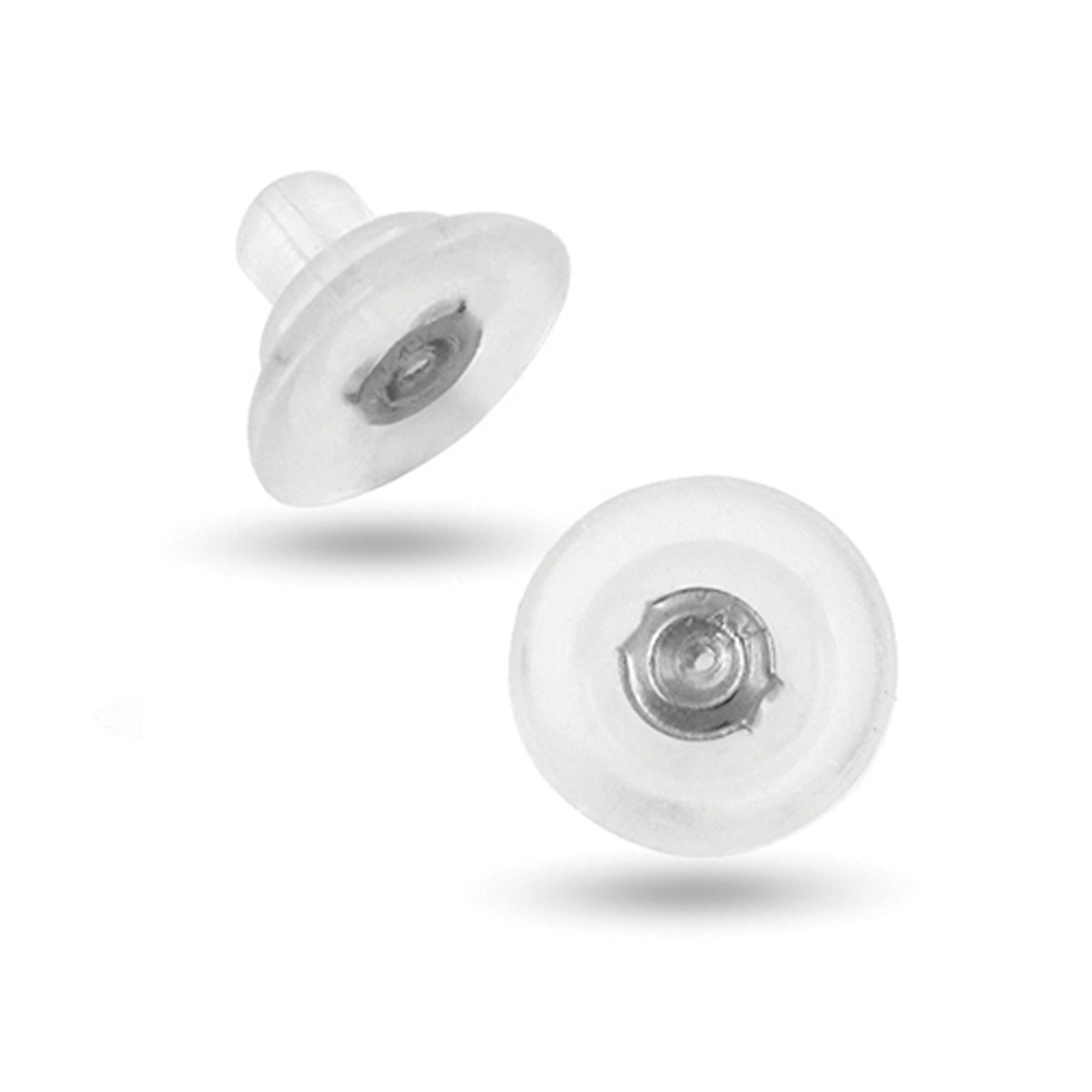 Wholesale 300PCS Soft Earrings Backs, Clear Silicone Earring Back Stoppers,  Ear Nuts Stud Back Earrings Backing Findings 