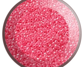 11/0 TR-910 Hot Pink Ceylon Round Toho Seed Beads 10gram/30gram - Australian Seller