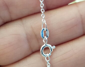 Close Cable Finished Chain | Genuine Sterling Silver 925 | Necklace, Pendant | Jewellery Making Supply