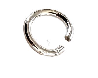 Sterling Silver Open Jump Rings | Jewelry Connector Findings | Repair Chains, Necklaces, Bracelets, Earrings | Findings