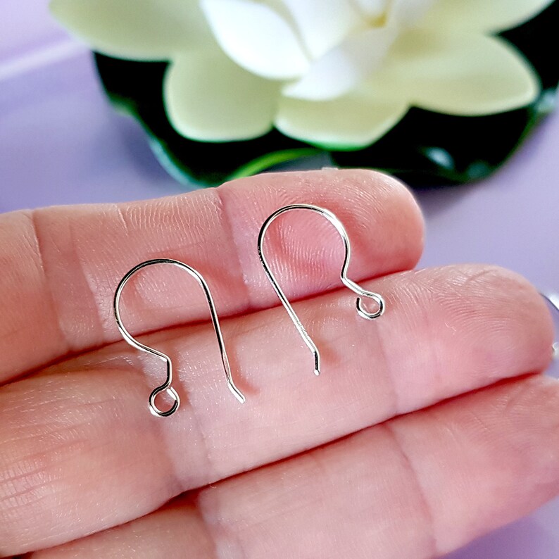 Earring Hooks Sterling Silver 925 Ear Hooks/wires Earring Etsy Australia