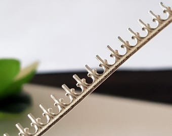 Sterling Silver Gallery Wire – Decorative Bezel Wire for Jewellery Making | SS-Gallery2