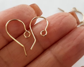 Gold Filled Handmade Earring Hooks | GF-023EH