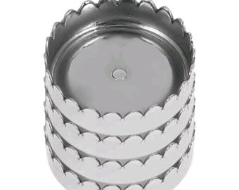 4 Stück magnetische Edelstahl-Seifenhalter - Wandhalterung Seifenschale für Badezimmer