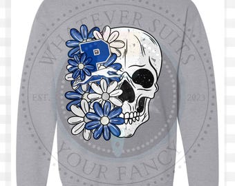 Peaster - spirit wear- spirt swag- T-shirt - trending - Mascot - Flowers - Skull