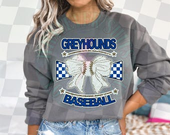 Peaster Greyhounds Sweatshirt, Peaster Baseball Shirt, Peaster Shirt,  Baseball T Shirt, Gifts for her