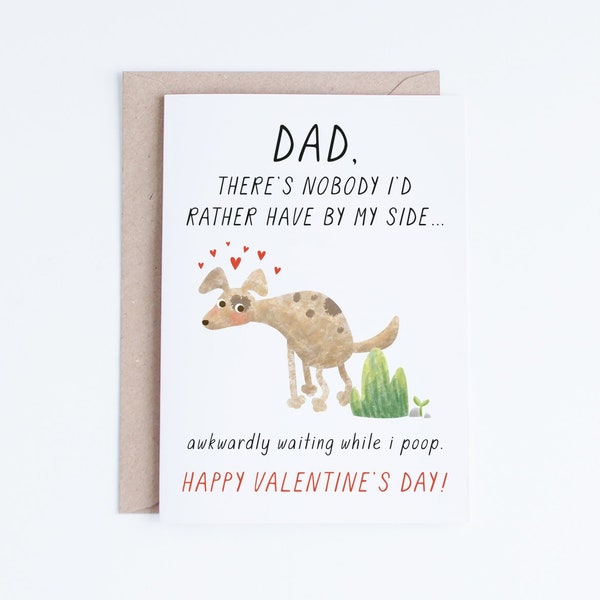 valentine card printable, Funny Dog Dad Valentines Card Instant Download, From the Dog, For Husband, Boyfriend, Doggo Dad, Fur Baby