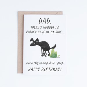 Pet Dad para impressão, cartões de aniversário para ele, download instantâneo, cartão engraçado do pai do cachorro, cartões para ele, presentes para ele, pais de cachorro, cachorros pretos