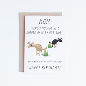 Haustier Mama druckbare, Geburtstagskarten für sie Sofort Download, lustige Mama Karte von den Hunden, Karten für sie, Geschenke für sie, Hundemütter, Labradors