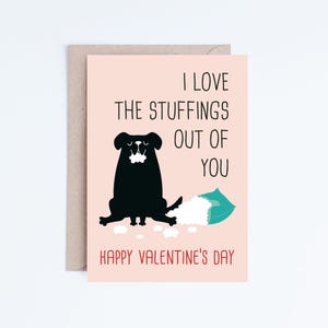 Cartes de Saint-Valentin à imprimer, téléchargement immédiat de carte de Saint-Valentin drôle de chien, Saint-Valentin labrador noir, femme, mari, petit ami, petite amie