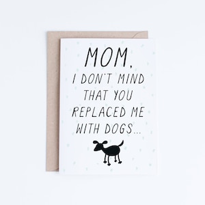 Download istantaneo delle cartoline per la festa della mamma, divertente carta stampabile per la festa della mamma, amanti dei cani, per la mamma con cani, cartoline per lei, regali per lei, mamme di cani