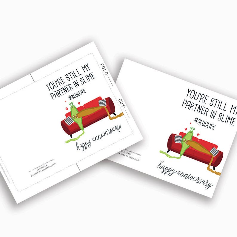 Printable Anniversary Cards, Funny Anniversary Cards Instant Download ...