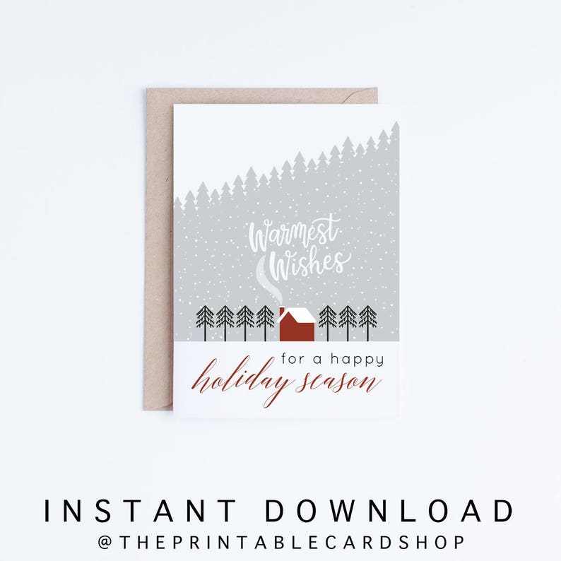 Printable Trip Playing cards, Satisfied Holiday seasons Electronic Playing cards, Secular Getaway Playing cards, Instance, Company Holiday vacation Card Immediate Obtain picture regarding Printable Holiday Cards titled Printable Getaway Playing cards, Satisfied Vacations Electronic Playing cards, Secular Family vacation Playing cards, Case in point, Company Trip Card Immediate Down load