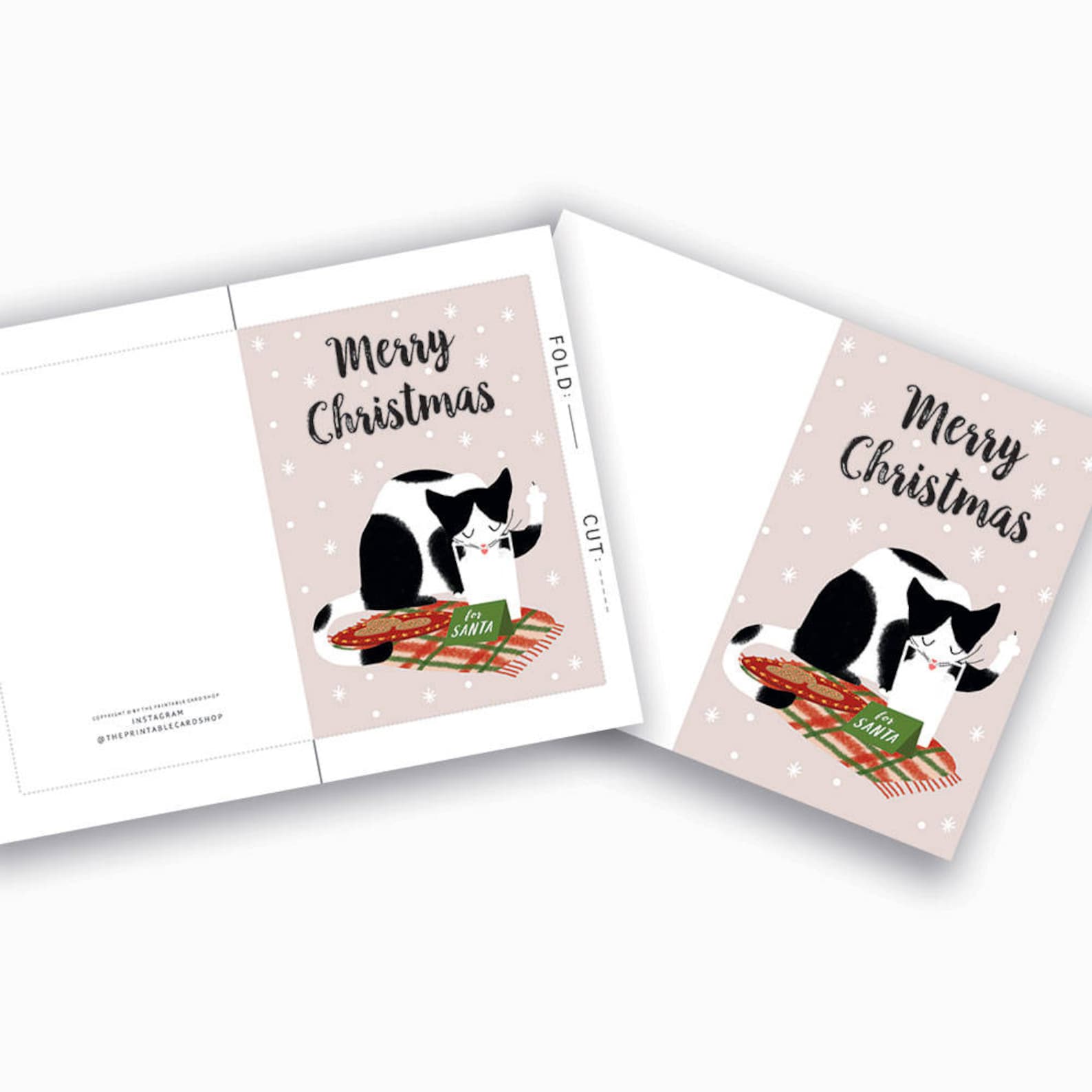 Funny Holiday Card, Printable Christmas Cards, Instant Download, Funny ...