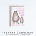 Mothers Day Cards Printable, Cute Bears Mother's Day Instant Download, Best Mom, Cards for Her, From the Baby, Kid, Child, Gifts for Her 