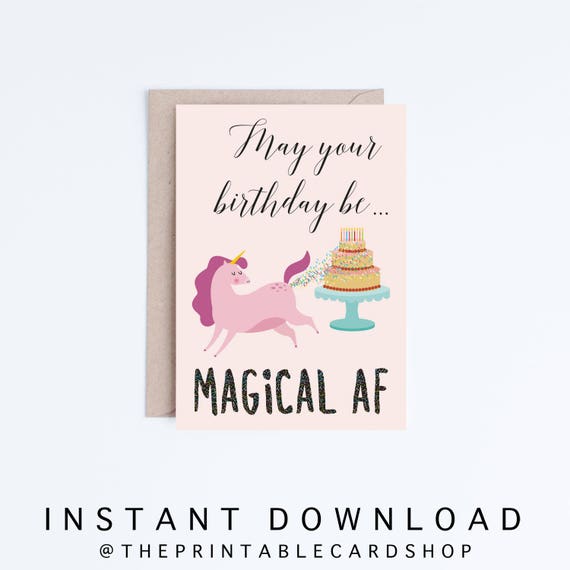 Unicorn, Printable Birthday Playing cards, Amusing Birthday, Magical AF, Fart Sprinkles, For Her, Close friend, Sister, Girlfriend, Spouse, Fast Down load photo regarding Printable Birthday Cards for Sister referred to as Unicorn, Printable Birthday Playing cards, Amusing Birthday, Magical AF, Fart Sprinkles, For Her, Buddy, Sister, Girlfriend, Spouse, Fast Obtain