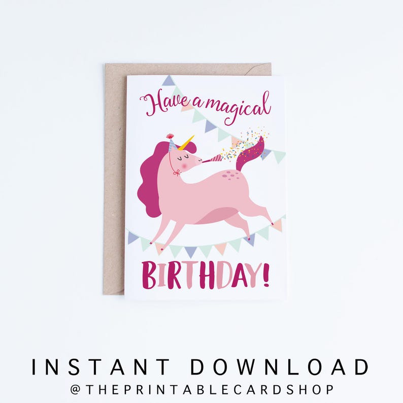Printable Unicorn Birthday Playing cards, Women of all ages Birthday Playing cards Prompt Down load, Niece Electronic Card, Crimson Young children Birthday Card, Small children, Instance image relating to Unicorn Birthday Card Printable identified as Printable Unicorn Birthday Playing cards, Women of all ages Birthday Playing cards Fast Down load, Niece Electronic Card, Red Small children Birthday Card, Youngsters, Example