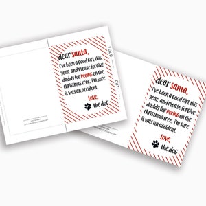 Printable Christmas Cards From the Dog Funny Christmas Card - Etsy
